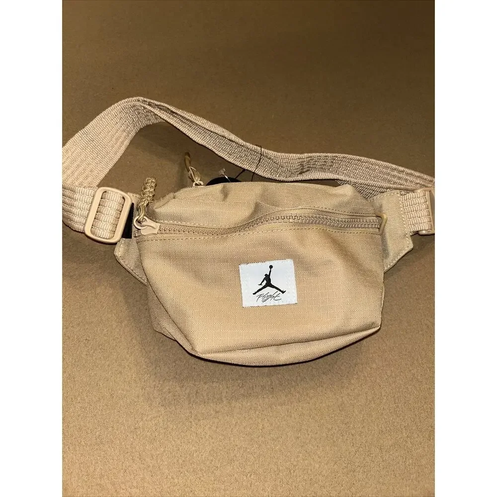 Jordan Flight Crossbody Waist Bag Pack Khaki Tan MA0799 Brand New Jordan Cordura